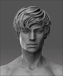 Wallflower Anime Male Face Male Face Portrait Sculpture
