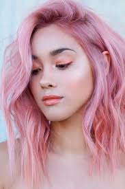 59 Game Changing Medium Length Layered Haircuts For All Textures Cotton Candy Pink Hair Rose Pink Hair Hair Color Pink