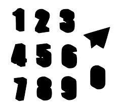 Svg Digit Symbol Numbers Set Free Svg Image Icon Svg Silh