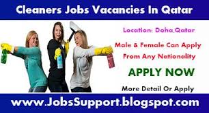 Cleaners Jobs Vacancies In Doha Qatar Job Job Seeker Qatar