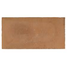 Merola Tile Trevol Rectangle 5 1 2 Inch X 10 3 4 Inch Spanish Terra Cotta Ceramic Floor The Home Depot Canada