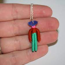 Vintage Worry Doll Necklace Handmade Guatemalan Worry Doll Etsy Worry Dolls Handmade Necklaces Handmade