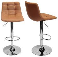 Learn more about assembling the winsome windsor 30 in. Mandy Modern Adjustable Swivel Kitchen Bar Stools Set Of 2 Contemporary Bar Stools And Counter Stools By Furniture Import Export Inc Houzz