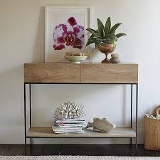 West elm queen sofa bed + ottoman + armchair w/ electronic recliner. Make A Stylish Statement With Console Table Decor