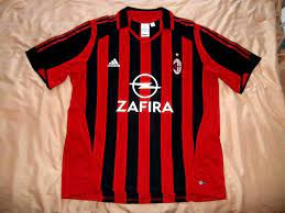 Collection by art and sport. Ac Milan Home Fussball Trikots 2005 2006 Sponsored By Opel