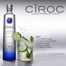 Ciroc G Ciroc Vodka Cocktail Ciroc Vodka Vodka Ciroc Drinks