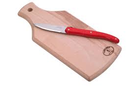 Planche A Decouper Et Couteau D Office Laguiole Altitude Rouge Planche A Decouper Plancher Couteau