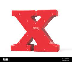To find out what x squared plus x squared equals, you have to multiply x times itself, then add that number to itself. C8 Alamy Com Comp Kgteph 3d Render Red Alphabet