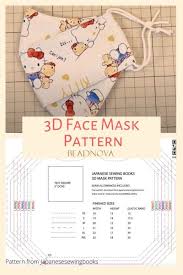 Includes optional nose wire and optional filter pocket. Printable 3d Face Mask Patterns Olson Pleated Sewing Guide Pdf Beadnova