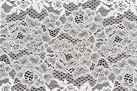 White lace with pattern with form flower on black background; White Lace In The Background On A Dark Stock Image Colourbox