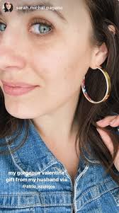 Atrio Hoop Earrings Coimbra Portugal 17th BLUE Century Pottery Ceramic Deer  Ceramicas Stainless Steel Hypoallergenic Ships From USA 2”