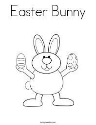 Try to include the source or link directly to it. Easter Bunny Coloring Page Twisty Noodle