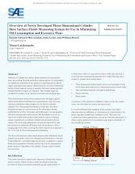 Pdf Overview Of Newly Developed Three Dimensional Cylinder