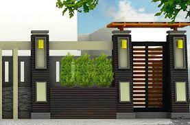 33 model desain gapura minimalis terbaru 2018 gapura merupakan bangunan yang biasanya berada di sebuah rumah yang memiliki tanah yang luas. Model Pagar Rumah Minimalis Dengan Gapura Cantik Sarumpun Com