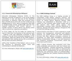 Ram Ukm Certificate In Malaysian Capital Market