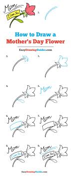 How To Draw A Mother S Day Flower Really Easy Drawing Tutorial Flower Drawing Tutorials Drawing Tutorial Easy Drawing Tutorial