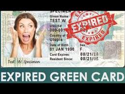 The total cost is $540. Expired Green Card Information Youtube