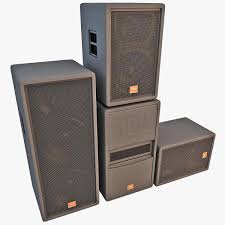 Concert Speakers Collection Jbl 3d Model Ad Speakers Concert Collection Model Concert Speakers Graphic Design Portfolio Print Speaker