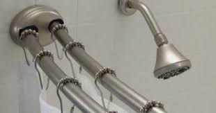 Qvc Com 49 Smart Rod Double Curved Tension Shower Curtain Rod Rod Shower Curtain Rods Shower Curtain Double Shower Curtain
