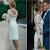 Short Lace Long Sleeve Wedding Dresses