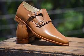 We'll review the issue and make a decision about a partial or a full refund. Handmade Double Monk Tan Shoes Dress Formal Shoes Designer Shoes Formal Shoes Leather Formal Shoes Leather Shoes Men Monk Strap Shoes