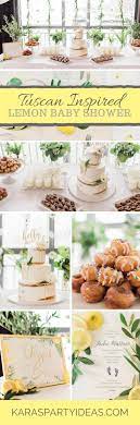This italian themed dinner party is warm, bold, and fun. Kara S Party Ideas Tuscan Inspired Lemon Baby Shower Kara S Party Ideas