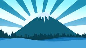 Speed Art Mount Fuji Simple Flat Design Youtube