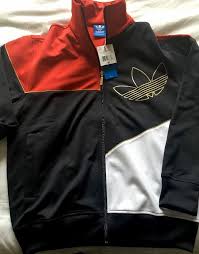 Black And Gold Adidas Track Jacket New Men S Adidas Originals Superstar Track Jacket Red Gold Black Size Medium Red Jacket Jackets Adidas Originals Superstar