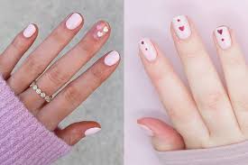 It's a simple way to incorporate valentine's days two most festive colors. 16 Best Cute Valentine S Day Nail Art Ideas You Ll Love Hellogiggles