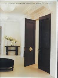 820 fifth apartment of ara and rachel hovnanian black painted doors for front of house doors interior design french doors interior