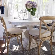 Andrews Pedestal Dining Table Ballard Designs In 2020 Pedestal Dining Table Round Pedestal Dining Table Dining Chairs