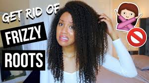 One of the most standout hairstyles for curly hair is the short blonde balayage style with dark roots. How To Get Rid Of Frizzy Roots For Good Youtube