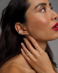 Adina Reyter Pearl + Diamond Amigos Studs 14k Yellow Gold, Diamond