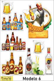 Topo De Bolo Boteco E Cerveja No Elo7 Coringa Festas 10a121e Um topo de bolo em homenagem a elas! topo de bolo boteco e cerveja no elo7