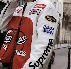 Supreme Vanson Leather Jacket Jackets Men Fashion Mens Fashion Casual Streetwear Outfit