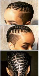 Cornrows W Shaved Sides Shaved Side Hairstyles Braids With Shaved Sides Short Hair Styles