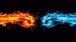 Fire Ice Fist Wallpaper 2560x1440 10439 Cool Desktop Wallpapers Cool Backgrounds Fire Art
