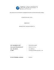 Pizza hut buka 10 cawangan. Assignment Marketing Management 2 Docx Bachelor Of Business Administration With Honours Bba Semester May 2019 Bbpm2203 Marketing Management Ii No Course Hero