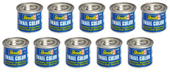 10 revell 14ml enamel paints for models you can choose the colours