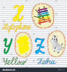 Find the perfect alphabet z stock photo. English Alphabet Letters Xyz Applique Pictures Stock Vector Royalty Free 115243108