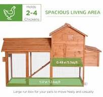 Amazon.com: Pawhut gallinero portátil con cerca y ruedas, 4 ...