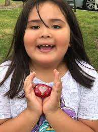 Gifted rock in Fredericksburg, Virginia