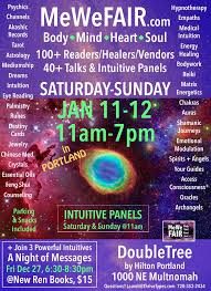 Mewe Fair 1 11 12 2020 Portland Oregon Spirit Oracle