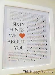 If you're stuck on what to get, stop struggling and shop this list of unique dad gifts instead. 60 Things We Love About You Dad Birthday Gift 60th Birthday Gifts Birthday Surprise For Mom