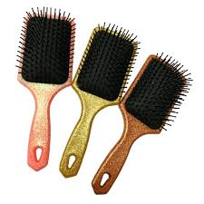 A great straightening brush for curly hair, this tool smooths hair at up to 450 degrees fahrenheit. China Various Glitter Large Paddle Brush Detangling Hair Brush Flat Hair Brush For Long Hair Brush For Wet Hair Cushioned Square Paddle Brush China Hair Brush And Hairbrush Price