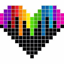 Cadenas coeur pixel art dessin pixel dessin pixel facile. Pixel Art Coeur Pixel Kunst Bugelperlenbilder Bugelperlen Vorlagen