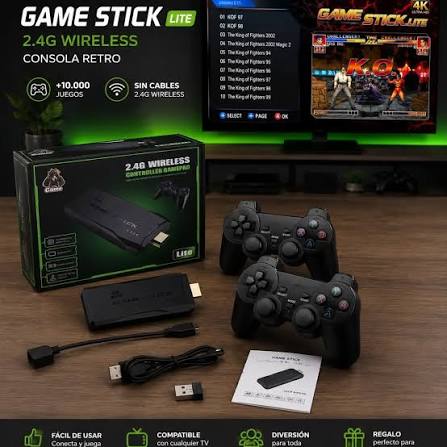Game stick pad BM8 con más de 20,000 juegos retro, para jugar en familia de  manera remota por tan solo $1,950 pesos.