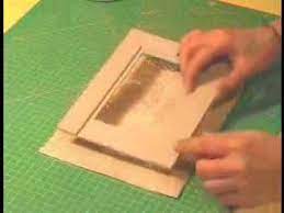 Il Villaggio Della Creativita Realizzare Una Cornice In Carta E Cartone Youtube Cornici Fai Da Te Cornici Cornici Di Carta