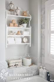 The Painted Bathroom Shelf Miss Mustard Seed Shelves Bathroom Shelves Painted Bathroom
