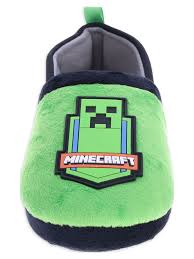 Minecraft Little & Big Boys Creeper License Slipper, Size 1112-6 -  Walmart.com